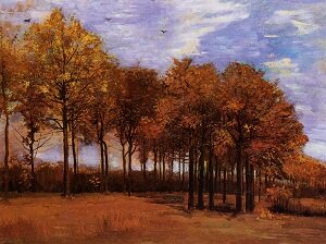 Винсент Виллем Ван Гог Антверпен Нюэнен, Осенний пейзаж